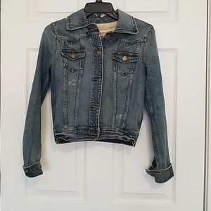 Vintage worn denim jacket